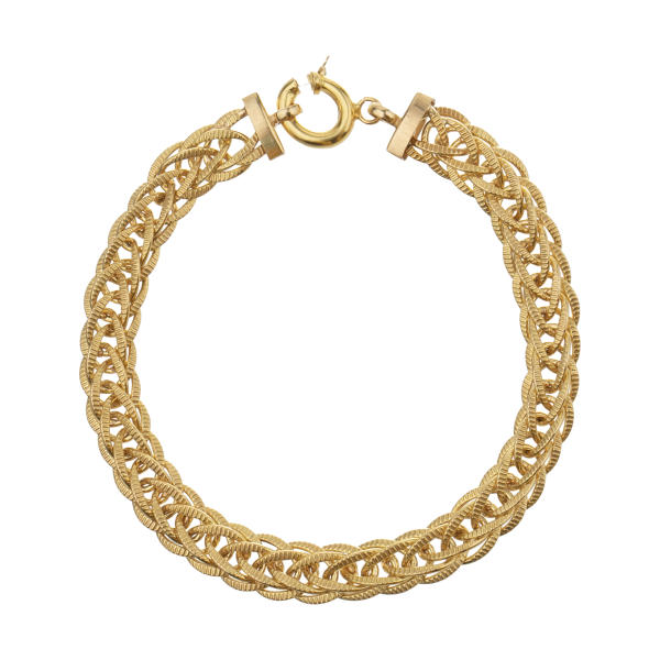 دستبند النگو طلا 18 عیار زنانه آلند کد D33
