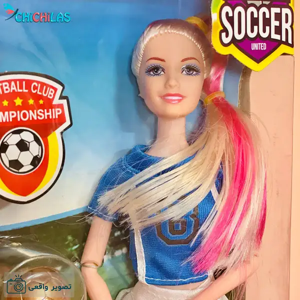 عروسک باربی دختران فوتبالیست