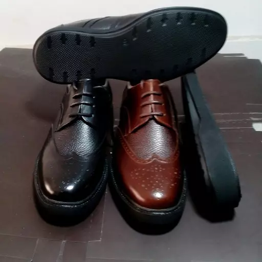 کفش مردانه چرم طبی ( اسم کفش کد156) زیرهpuساخت زیلان با استاندارد جهانی