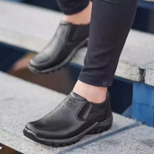 کفش چرم مردانه طبی اصل مدل کلارک فرزین