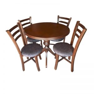 میز و صندلی ناهارخوری 4 نفره گالری چوب آشنایی مدل Ti-661