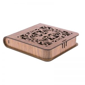 جعبه کادویی چوبی آمیتیس وود مدل گل کد 118
