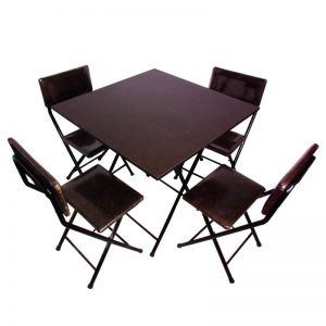 میز و صندلی ناهارخوری میزیمو مدل تاشو کد 05302